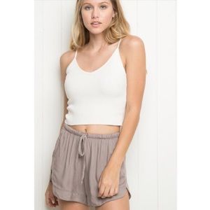 Brandy Melville Taupe Shorts